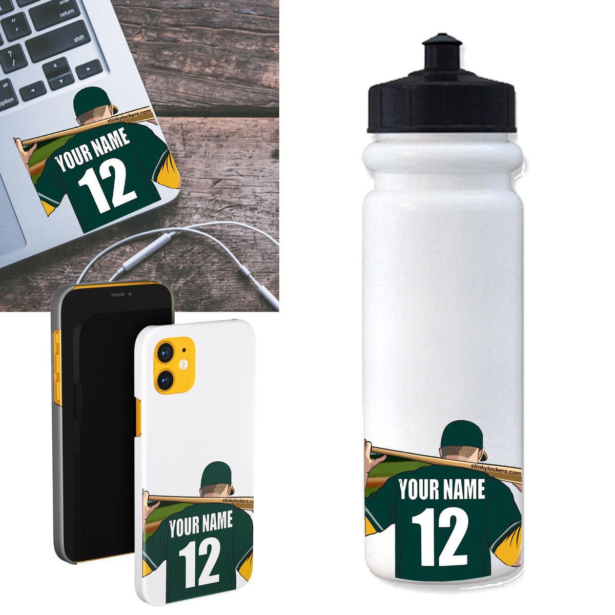 StinkyLockers's tweet image. 🏏Gear up for success with Stinky Lockers' Customizable Baseball Stickers!⚾️Add your name, number, and team colors to your gear and stay ready to play with our waterproof decal that won't peel off. buff.ly/3Kw67cD 

#CustomSticker #Personalization #StinkyLockers #GearUp