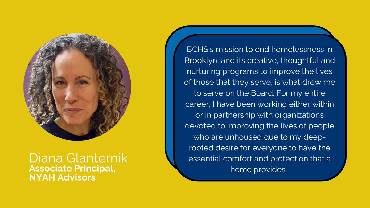 bchands_org's tweet photo. Meet the Board! 🌟Diana Glanternik is our newest addition to the Board of Directors, joining in June 2024. A New York native, Diana is looking forward to helping BCHS grow our impact across Brooklyn. Learn more about Diana in our latest newsletter 🔗 https://t.co/yp8owVHSj3 https://t.co/BL2A2rMw8W