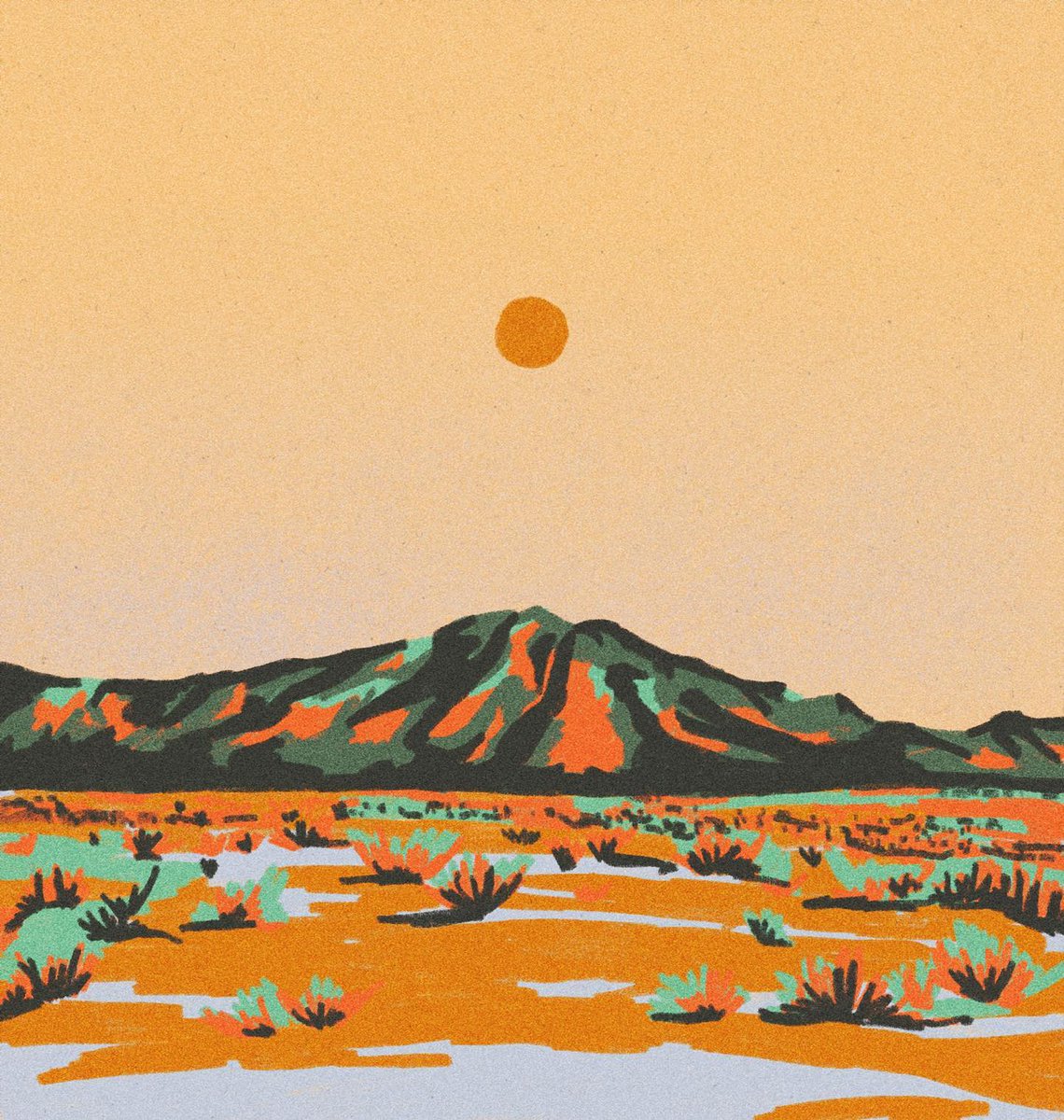 nothingnonexu's tweet photo. Distant view of the Ranges. Like always, there are plenty of colour palette options to choose from.

.
.
#painting #painter #art #artist #illustration #illustrator #design #designer https://t.co/7DZZhhen7L