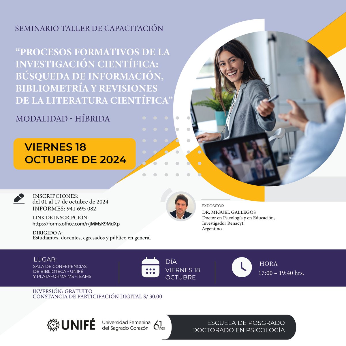 UNIFÉ Universidad Femenina del Sagrado Corazón tweet media