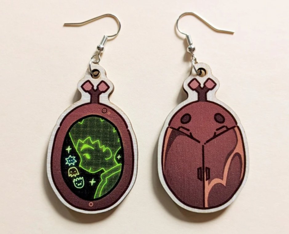 hello #hxh fans...bug phone earrings so you can call your hunter friends