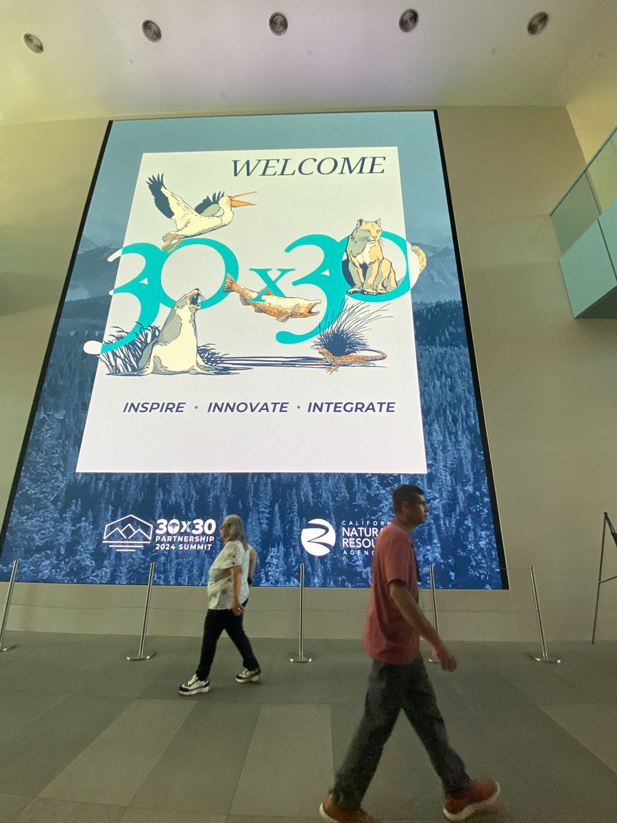 It’s all happening! Hope to see many of you tonight for the opening film festival, tomorrow for the Summit and Friday on a tour! #30x30CA