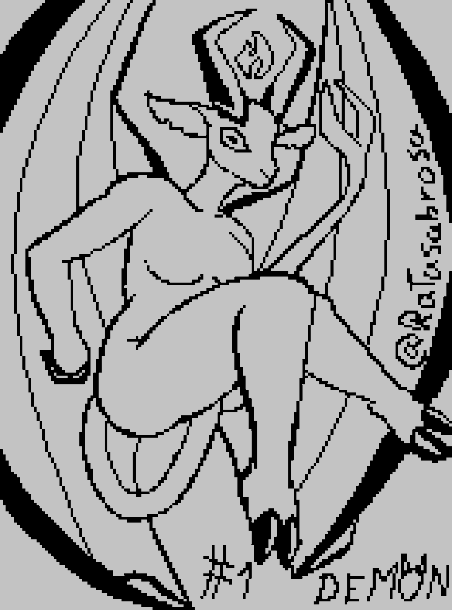 RataSabrosa's tweet photo. Day 1 of Monstober; DEMON
So, I think I might start an Inktober, the thing is that I found this year a bit dull, so I chose the Monstober sheet from @huntydraws. A bit old, true, but damn good.
#digitalart #pixelart #monster #inktober #demon #monochrome #anthro https://t.co/q1f2piQBbP
