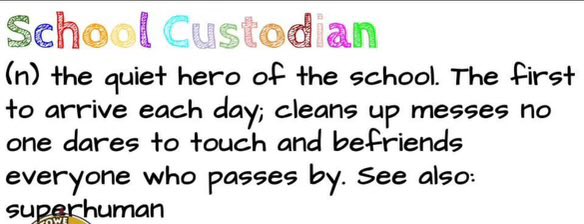 It’s National Custodian Day!