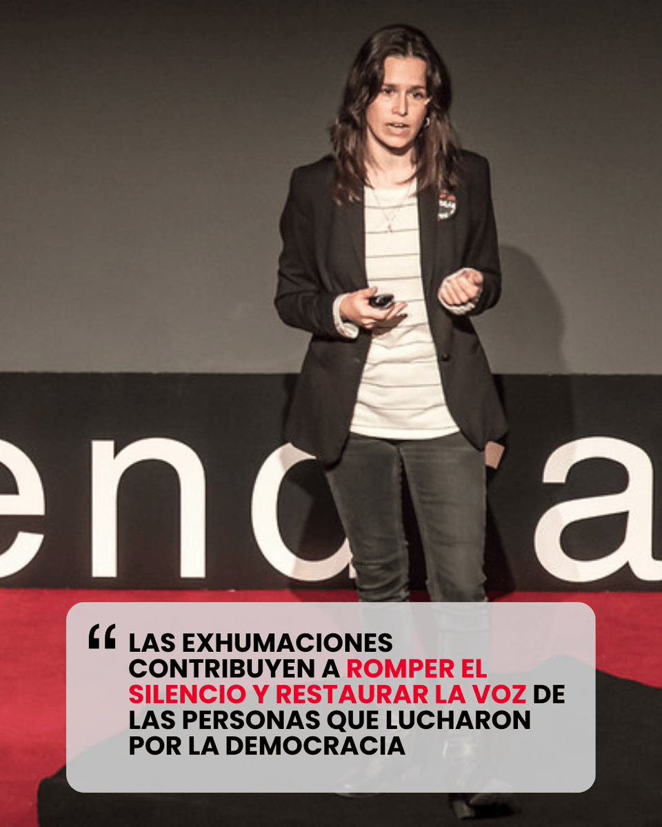 Imagina descubrir una fosa con un antepasado desaparecido en un conflicto del que solo oíste en historias.

Almudena García-Rubio nos enseñó cómo la arqueología y la ciencia rompen el silencio.

bit.ly/AlmudenaGarcía…

#memoriahistórica #tedxvg #recordando