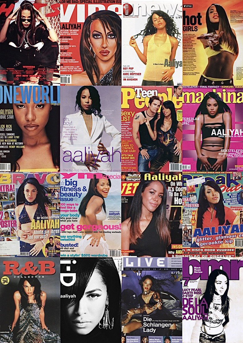 Idc about the Beyoncé vs Aaliyah shit, but don't go out your way to make it seem like Aaliyah was some average talentless person. This woman was covering magazines, modeling for fashion designers, recognized by music legends, FILMING MOVIES, she was very much everywhere.