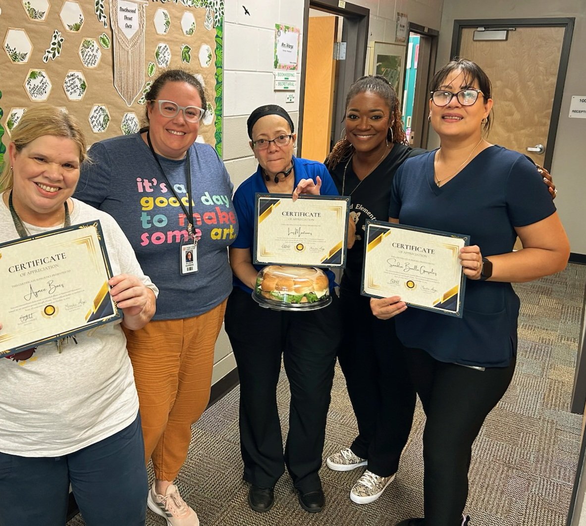 We are truly thankful for our outstanding and hardworking custodial team. Happy School Custodial Workers Recognition Day! We will be sure to shout out Mr. Edwin soon as well!