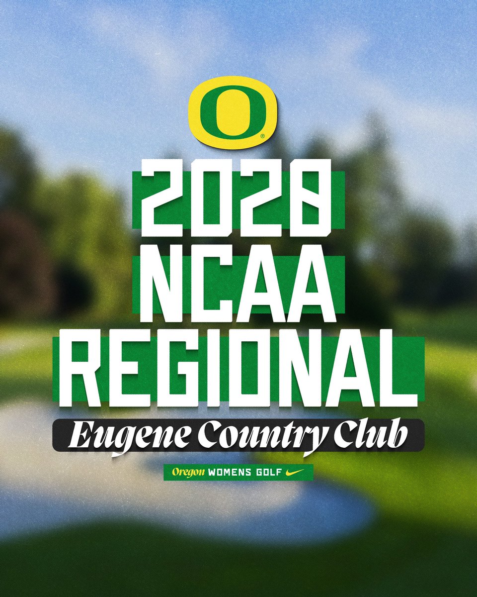 OregonWGolf's tweet photo. Another big event coming to Eugene!

@EugeneCC will host a NCAA Women’s Golf Regional in 2028 🦆

#GoDucks https://t.co/JGFRy5N44O