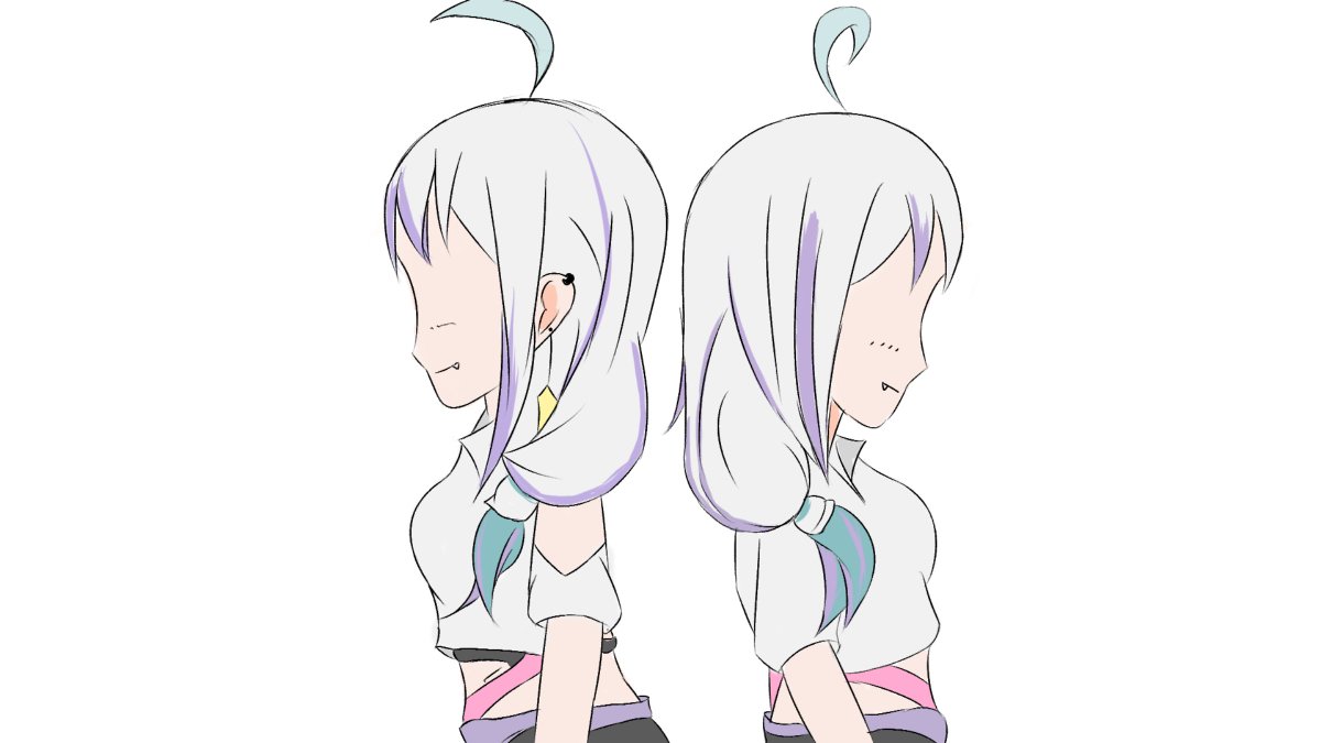 Ccceric7's tweet image. 好久沒畫畫了
這應該是咪奇跟姊姊背對背
應該是啦😃
#M1chiArt