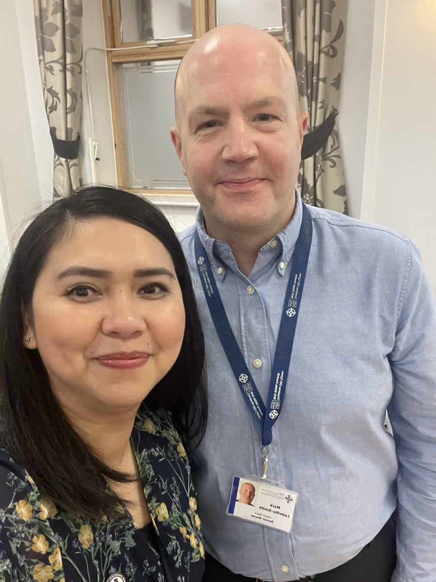 It wasn’t easy! 😬 Though it gets easier and calmer if you have the best companion on stage- cheering and reassuring each other! It was my pleasure to facilitate the 2024 ABUHB Nursing, Midwifery &amp; SCHPN Conference! We dit it Mark! #ABCare #M&amp;M