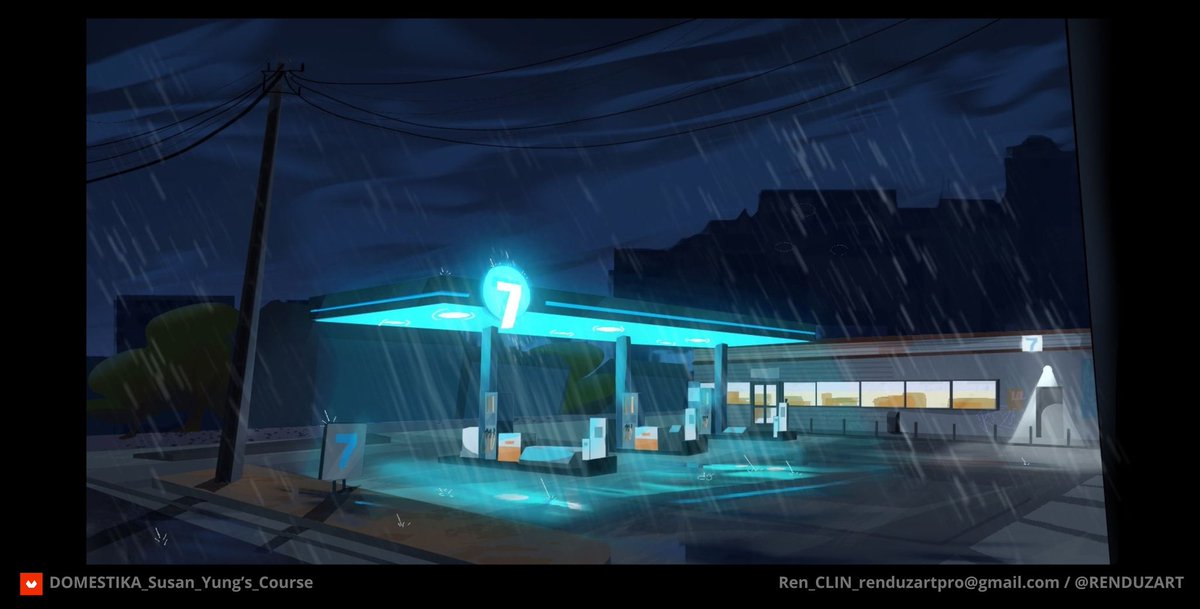 renduzarts's tweet photo. Here is the final project I made for @suz_corriander 's Course on @domestika. 
I had a lot of fun in the end even tho I took some long breaks along the process.
‼️original art, do not use ‼️
 #visdev #bgpainter #bgdesign #animation #domestika #susanyung #openforwork https://t.co/pBgCHVeaYX