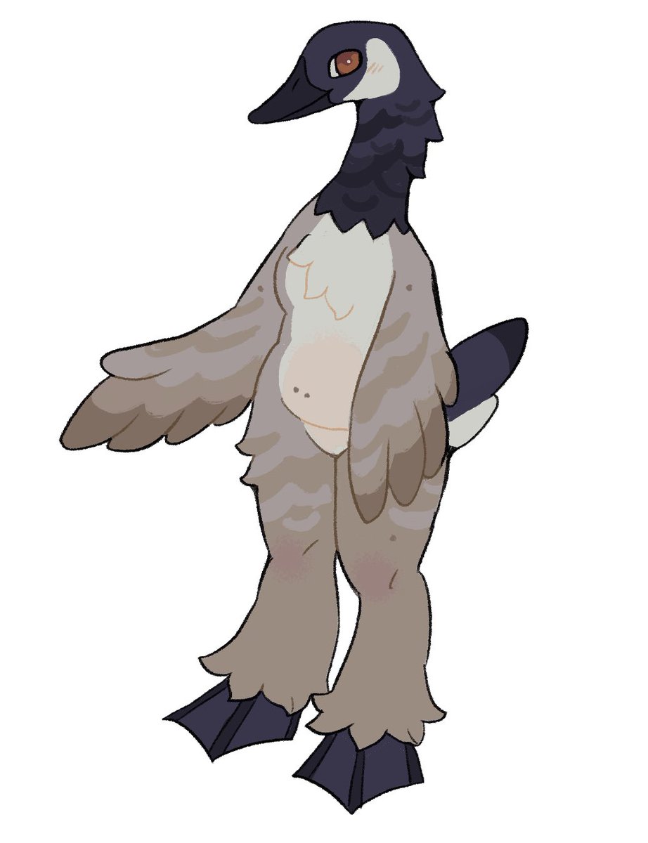 fauxmantis's tweet photo. was planning ahead &amp; made this canada goose for tomorrow’s adoptober and i literally cant sell her i love her too much . i will figure something else out ror tomorrow lol https://t.co/FXrMoTMsak