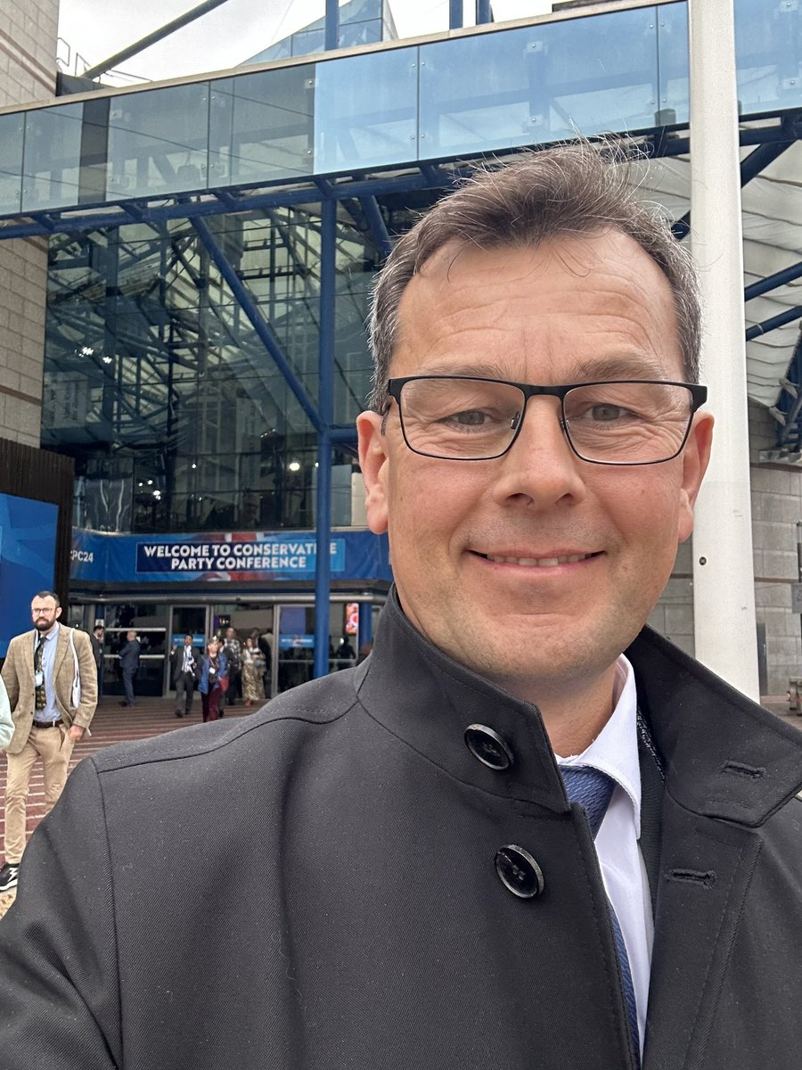 Great time at the <a href="/Conservatives/">Conservatives</a> Party Conference.  Rounded off today with four great speeches from four great candidates.  Who’s your choice? <a href="/RobertJenrick/">Robert Jenrick</a> <a href="/KemiBadenoch/">Kemi Badenoch</a> <a href="/JamesCleverly/">James Cleverly🇬🇧</a> <a href="/TomTugendhat/">Tom Tugendhat</a> 
#cpc24
