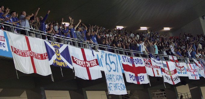 Awaydays23's tweet photo. ON THIS DAY 2008: Portsmouth at Vitoria Guimaraes #PFC #POMPEY https://t.co/EN7SXwE9x5