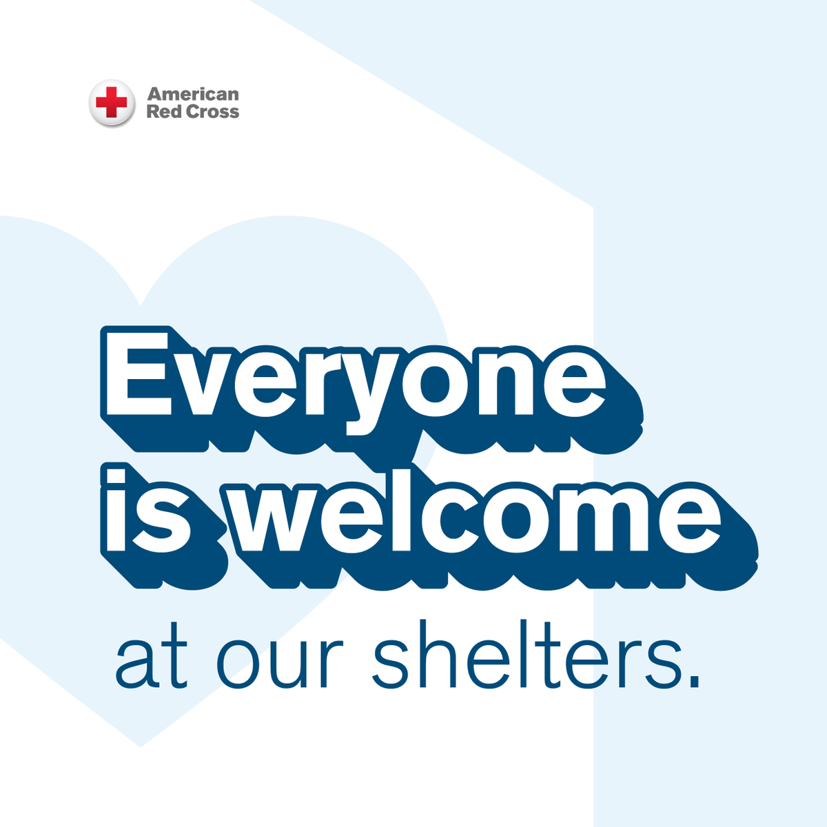 RedCross's tweet photo. You’re not alone during a disaster. No matter who you are, our shelter doors are open for you. 💛

Anyone needing a safe place to stay, food, hygiene items, and other support after Hurricane Helene is welcome at our shelters. All disaster assistance is free, and you don’t need to provide identification to enter.

We only ask for your name and where you were living before the disaster.

Locate one of our open shelters by visiting https://t.co/KqgklNREzn or downloading the Red Cross Emergency app.
