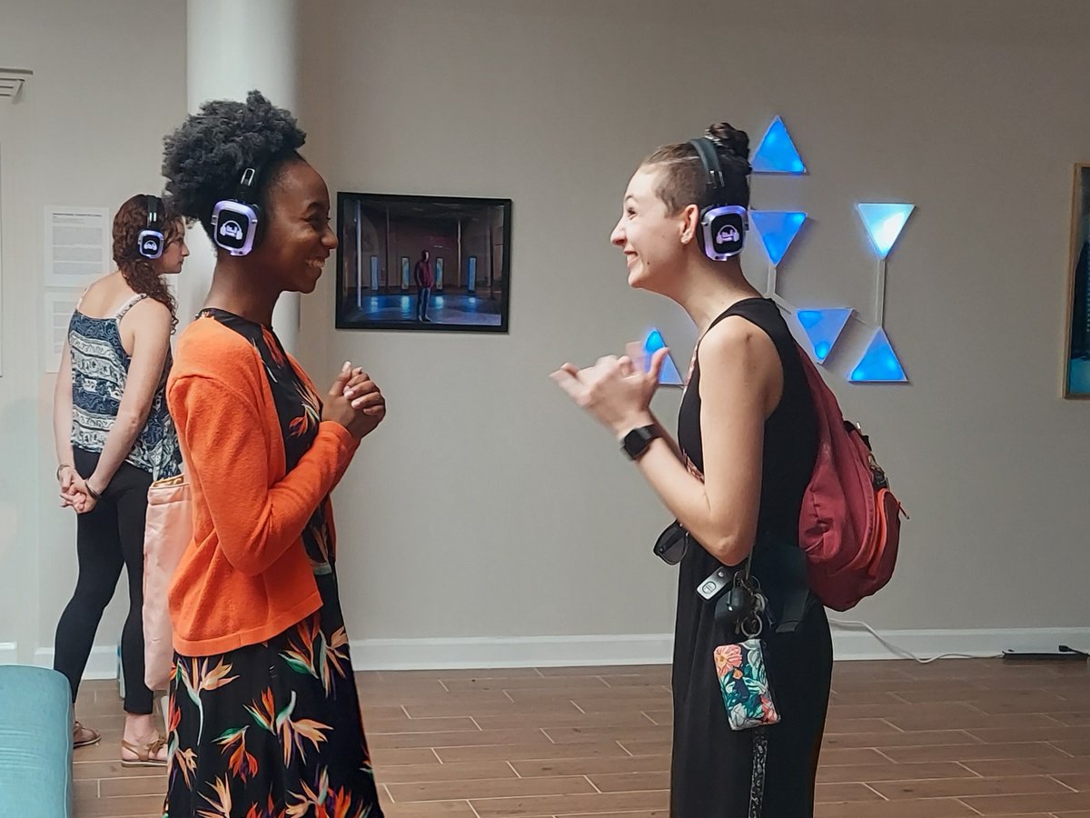 OUMuseum's tweet photo. The museum is now welcoming visitors to explore the immersive exhibition, "Feel the Music: Deaf Creatives in OUMA". The opening celebration featured live performances, a vibrant silent disco, and captivating artwork, creating a unique sensory experience. https://t.co/MHNQu6Q3DP https://t.co/tWbpRk7Hf8