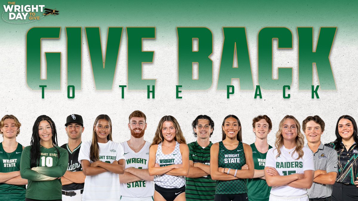 The #WrightDay2Give is winding down, but you still have the chance to impact the lives of our amazing student-athletes!

Donate: bit.ly/47A3OzB

𝐆𝐢𝐯𝐞 𝐁𝐚𝐜𝐤 𝐭𝐨 𝐭𝐡𝐞 𝐏𝐚𝐜𝐤 🐺