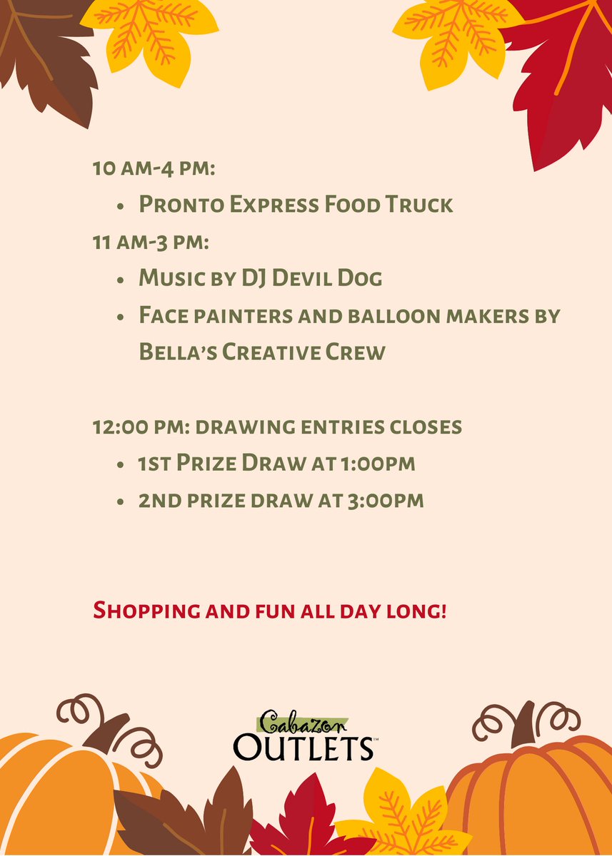 Cabazon_Outlets's tweet photo. Tickets now available! Direct link on our Instagram bio. See you there! https://t.co/ClQwj0FALl