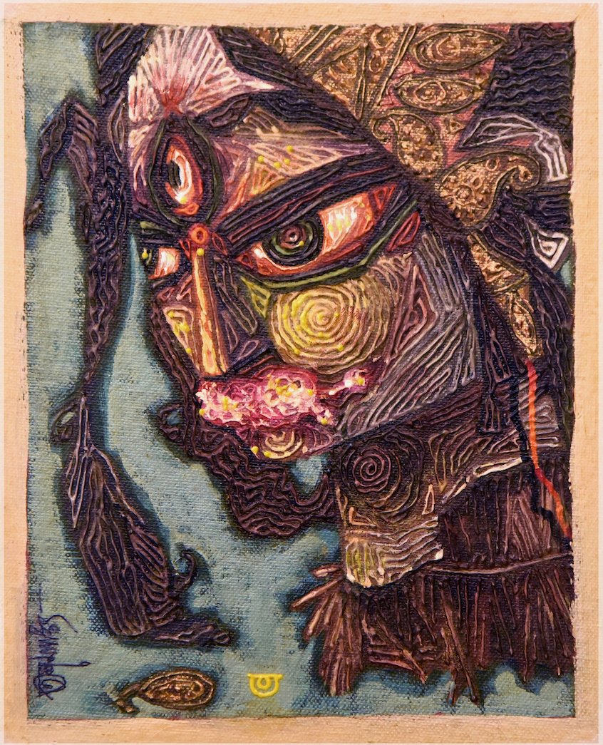 বিসর্জন থেকে শুরু | New Beginnings

This painting of Durga by Tamojit Bhattacharya reflects our collective anger, despair, and pain at events in Kolkata and across the world. But Durga’s presence also reassures us that good will prevail.

Visit us <a href="/Pitzhanger/">Pitzhanger Manor & Gallery</a> this #DurgaPujo