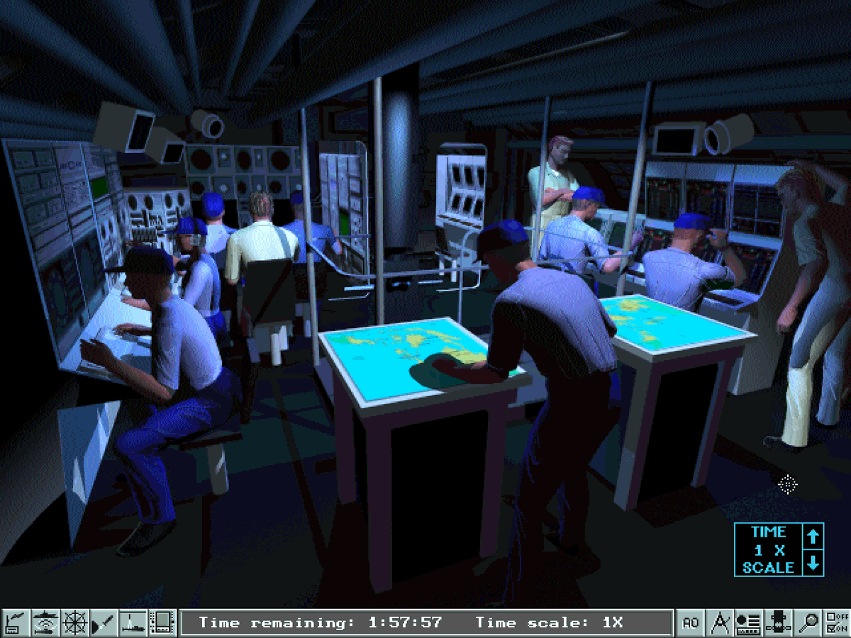 dosnostalgic's tweet photo. Fast Attack: High Tech Submarine Warfare (Software Sorcery/Sierra On-Line, 1996) #DOSGameScreenADay https://t.co/FnBpBZ6BM9