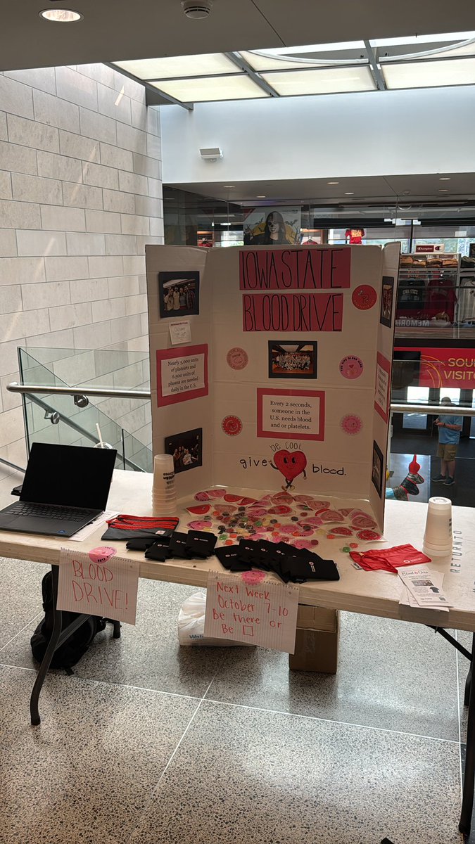 Come see us at the memorial union today to learn more about how you can save three lives !!