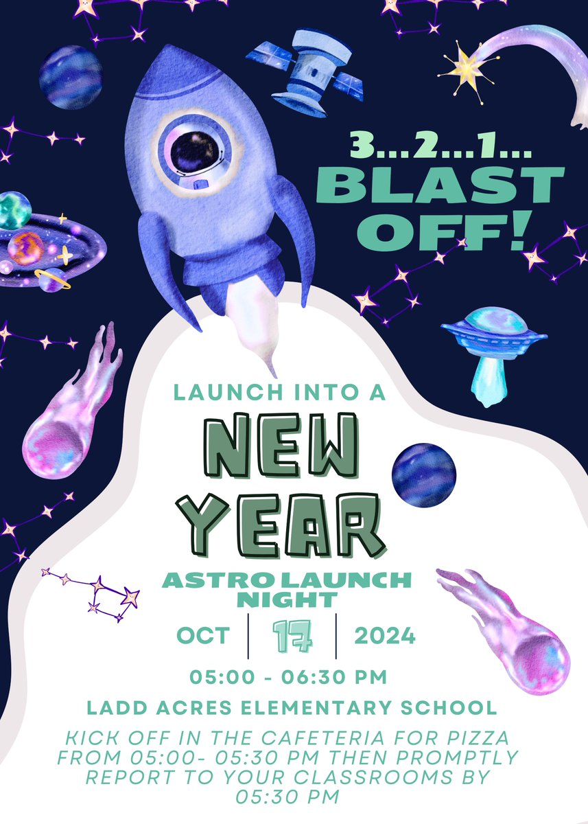LaddAcres's tweet photo. Corrected time for Astro Launch Night https://t.co/RltJrXUwmw