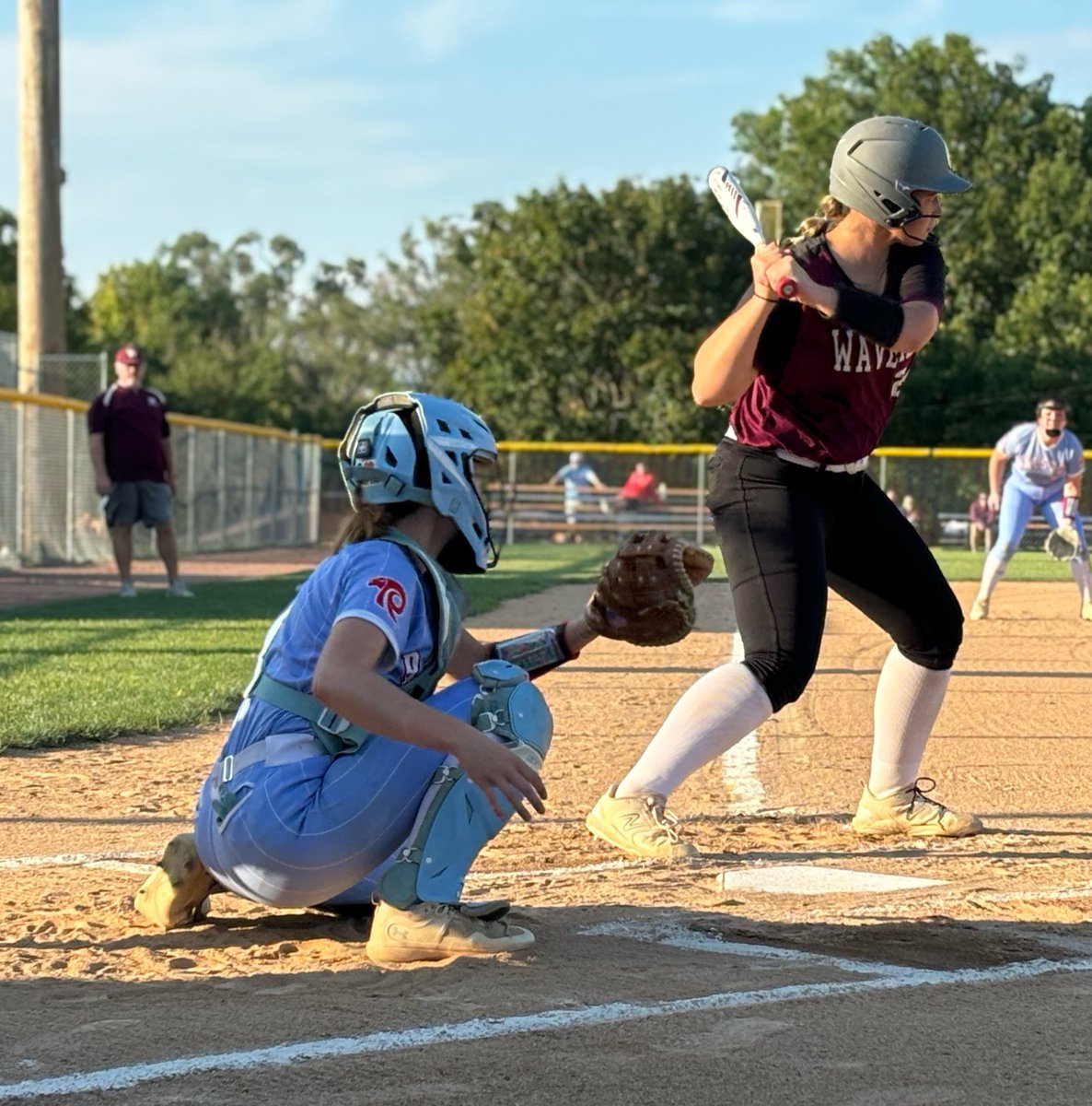 Last but not least. #7 Bayla Bodnar. Bayla has been a staple behind the plate all 4 years with the Rams. Bayla has also played 3rd and OF. Bayla is a HR threat every time at the plate. She continues to grow her game every day. Thank you 7! ❤️🩵🐏🥎