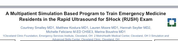 Cleveland Clinic Emergency Medicine (@cleclinicesi) on Twitter photo 🎤 Amplify
Our @ACEPNow national presenters!Congrats for your contribution to #EM!
Dr. Courtney Smalley <a href="/SmallsSono/">Courtney</a>
“A Multipatient Simulation Based Program to Train Emergency Medicine Residents in the Rapid Ultrasound for SHock (RUSH) Exam”
#SASC #simulation <a href="/emireles_c/">Eduardo Mireles-Cabodevila</a> 🎤 Amplify
Our @ACEPNow national presenters!Congrats for your contribution to #EM!
Dr. Courtney Smalley <a href="/SmallsSono/">Courtney</a>
“A Multipatient Simulation Based Program to Train Emergency Medicine Residents in the Rapid Ultrasound for SHock (RUSH) Exam”
#SASC #simulation <a href="/emireles_c/">Eduardo Mireles-Cabodevila</a>