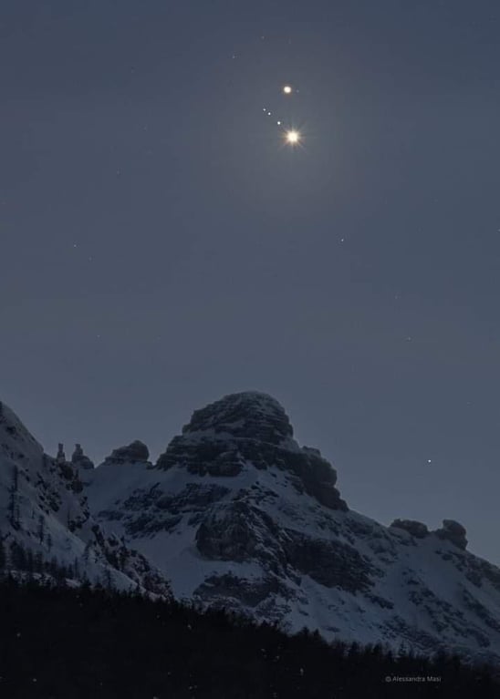 Jupiter and Saturn Alignment from Italy
By DeniseDBernstein