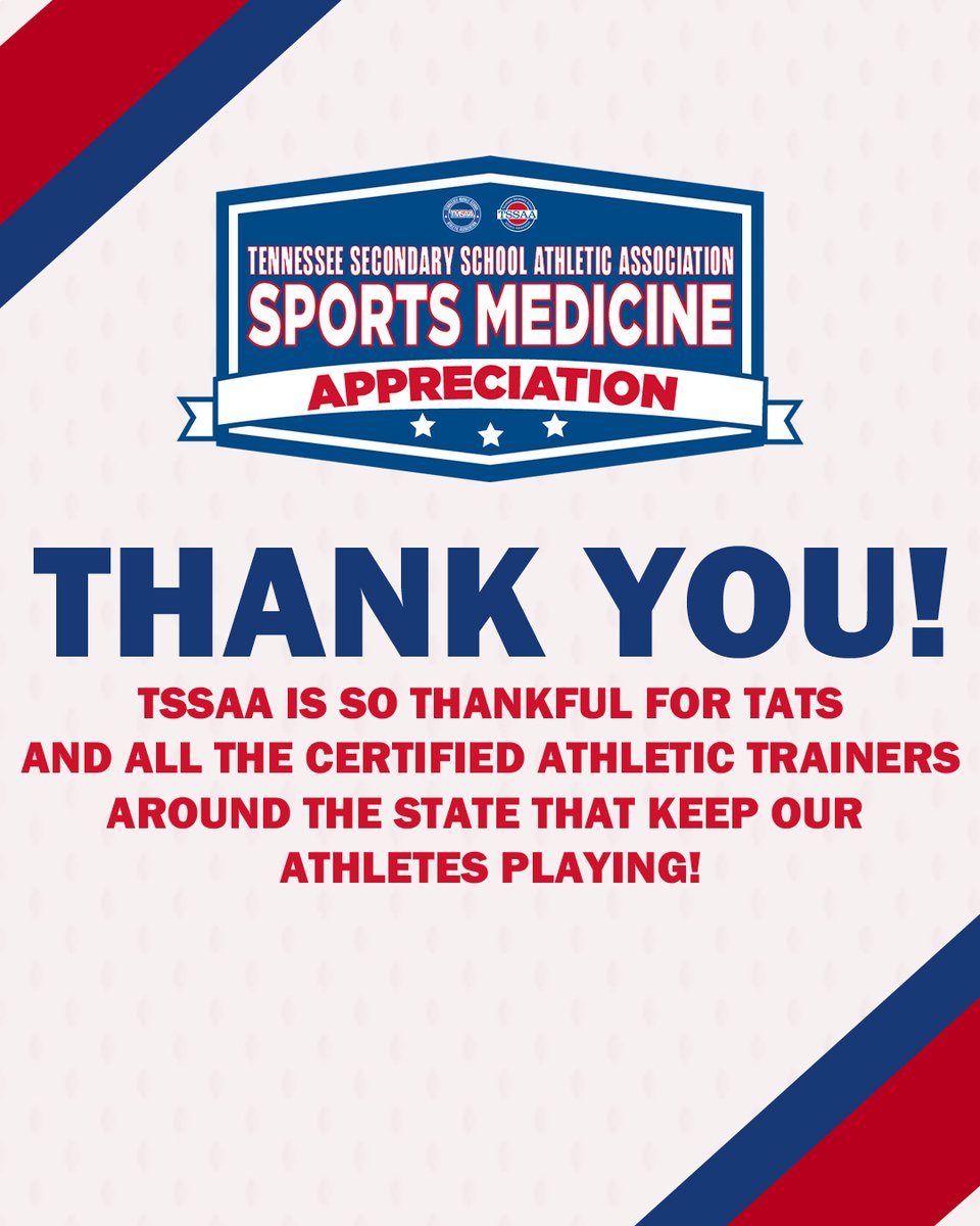 We would like to give our thanks to all middle school and high school certified athletic trainers and sports medicine teams for your dedication to keeping our student athletes safe and healthy this fall and winter. We're so grateful for you! 🩹💉🩺❤️