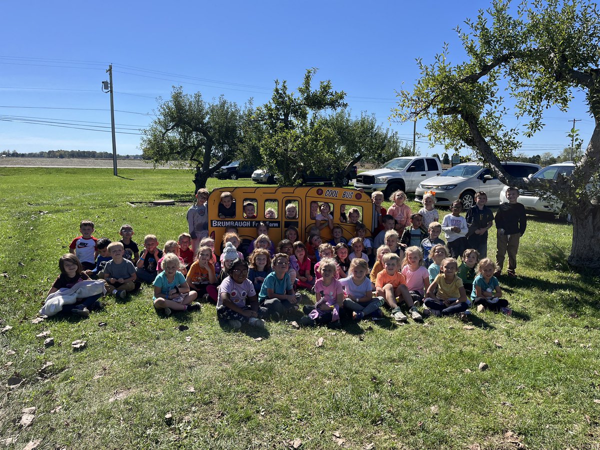 The kindergarten class had a great time today at Brumbaugh Fruit Farm! All students came home with their own pumpkin!#NBdifference