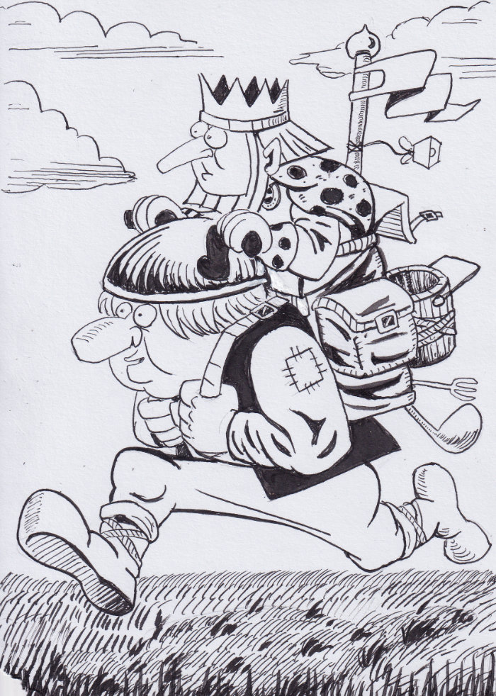 LessYeoman's tweet photo. #inktober2024 #inktober #inkdrawing 
Backpack, Yesterday's inktober, today. https://t.co/oSQhSGRfMf