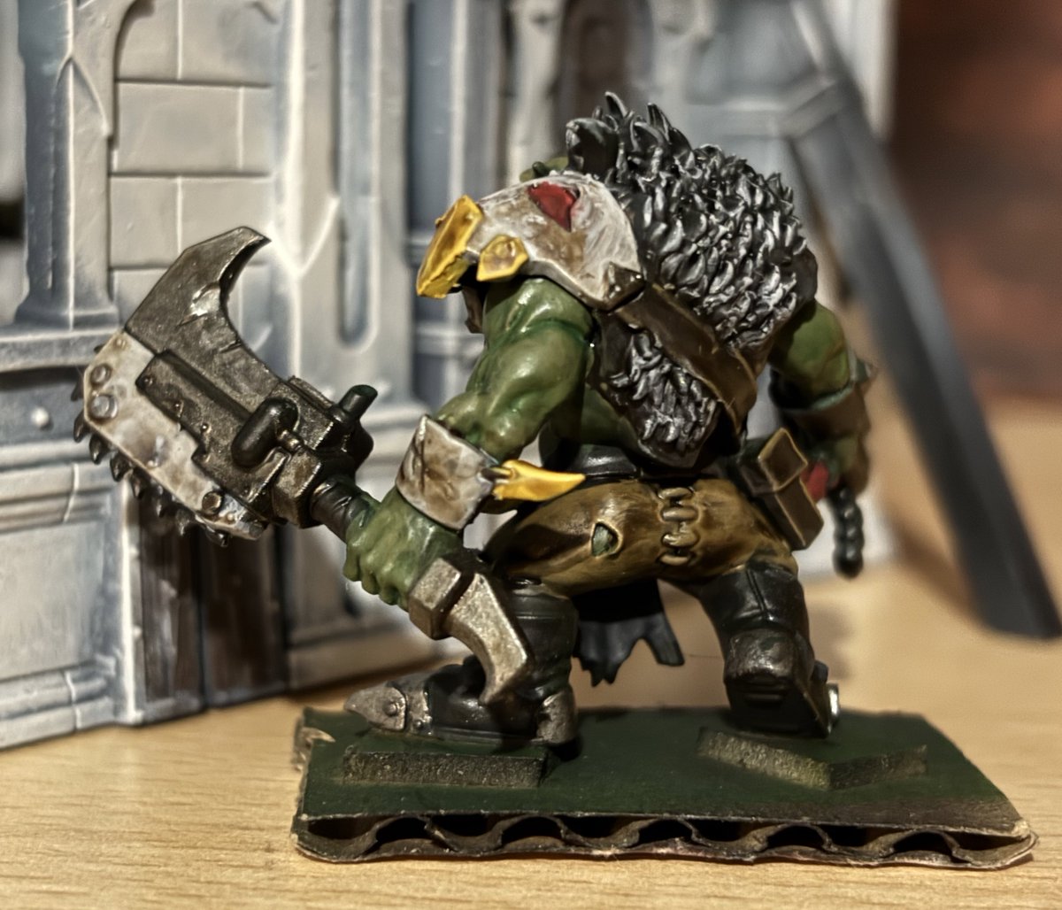 My second submission for #OrkADay. 

#orktober #WarhammerCommunity