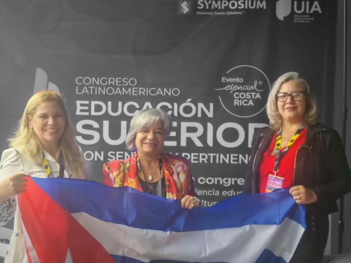Tres profesoras de la <a href="/UnissJMarti/">Universidad de Sancti Spíritus José Martí Pérez</a> presentan en el Congreso Latinoamericano de Educación Superior en Costa Rica

-"Sistema de indicadores para la evaluación de proyectos de energización"

-"FRE local: alianza universidad-empresa"

-"Transición energética en entornos rurales"