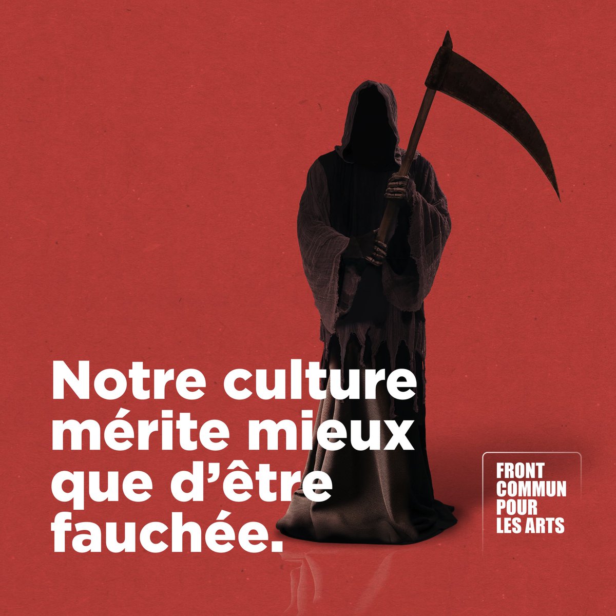 𝐍𝐨𝐮𝐬 𝐚𝐯𝐨𝐧𝐬 𝐛𝐞𝐬𝐨𝐢𝐧 𝐝𝐞 𝐯𝐨𝐭𝐫𝐞 𝐬𝐨𝐮𝐭𝐢𝐞𝐧

Aujourd'hui, 2 octobre lors d'une conférence de presse, le Front commun pour les arts a dévoilé ses demandes prioritaires pour le prochain budget.

Pour en savoir plus ▶ frontcommunpourlesarts.ca