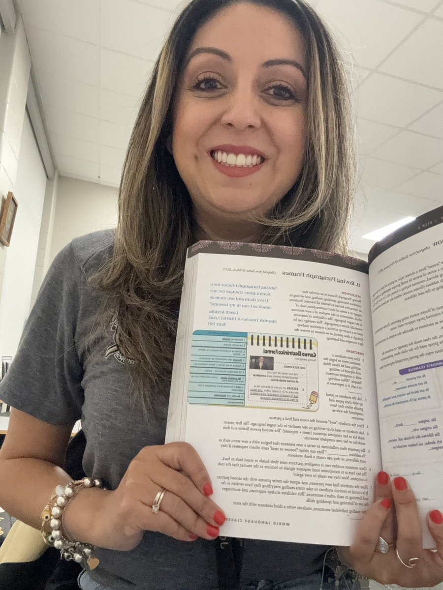 I’m so excited that my Spanish 2 team received the new 7 Steps book today! Some of us will soon dive into a group book study. I’m also honored and thrilled that my roving paragraph idea is featured in this edition! <a href="/AnnaTeachesMLLs/">Anna Matis</a> <a href="/SallyBarnesTX/">Sally Barnes</a> <a href="/Seidlitz_Ed/">Seidlitz Education</a>  <a href="/cecilialaraLOTE/">Cecilia Lara</a>