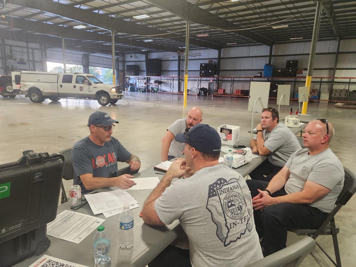Additional IN-TF1 personnel deploying with the Hazmat Equipment Push Pacakage (HEPP) to Asheville, N.C. This group will bring additional personal protective equipment and decon capabilities to the search and rescue operations. #helene