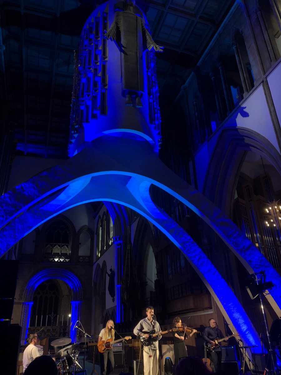 Just saw one of my fave bands play in a cathedral 5 mins from my house 👌🏾 <a href="/Muriel_Band/">Muriel</a>