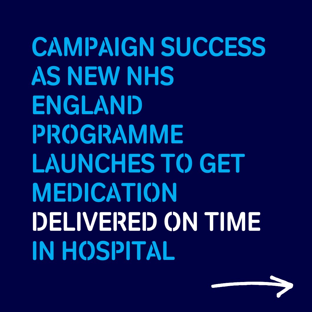 🕒 Every minute counts when you live with Parkinson's. 

We're thrilled that our relentless campaigning has led to a national improvement programme by NHS England for getting medication on time in hospitals. 

👉🏿 prksn.uk/4eolzV4

#ParkinsonsCampaignWin #EveryMinuteCounts