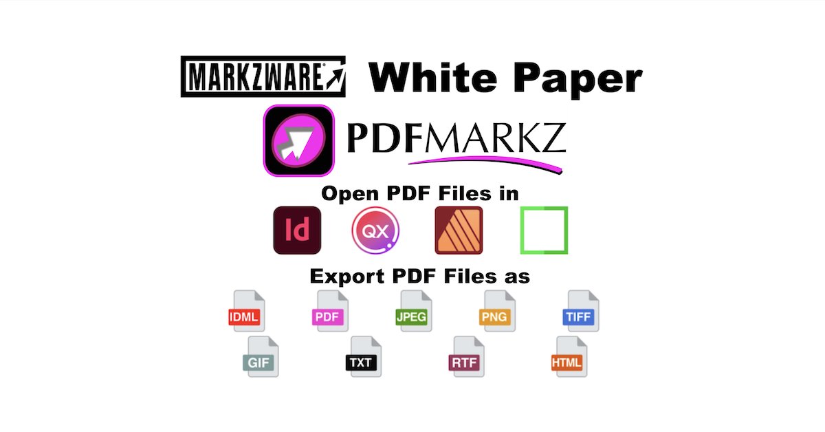 Markzware's tweet image. ✨📑 #TransformPDF Files into Other #Formats, in Seconds, Without #NativeApps: #PDFConverter for #GraphicDesigners, #PDFMarkz (@Markzware #WhitePaper). Learn How to Streamline #PDFFileConversion + Minimize Hassles &amp;amp; Boost #Production tinyurl.com/TransformPdfFi…