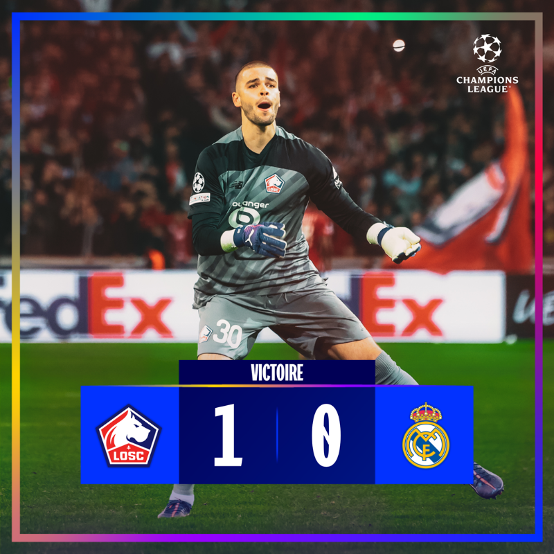 losclive's tweet photo. 𝑰𝑵𝑪𝑹𝑶𝒀𝑨𝑩𝑳𝑬, 𝑯𝑰𝑺𝑻𝑶𝑹𝑰𝑸𝑼𝑬, 𝑳𝑬́𝑮𝑬𝑵𝑫𝑨𝑰𝑹𝑬 🏆

On l'a rêvé, ils l'ont fait, le LOSC s'impose face au Real Madrid grâce à Jonathan David 😍

C'est le tweet.

#LOSCRMA 1-0