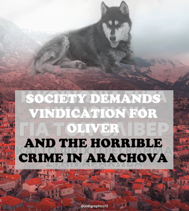 fluffyn00b11's tweet photo. We do not forget! #CancelArachova #Oliver #ARACHOVA #ΑΡΑΧΩΒΑ #Ολιβερ #JusticeForOliver #Greece #AnimalCruelty https://t.co/TMruVPXxJ7