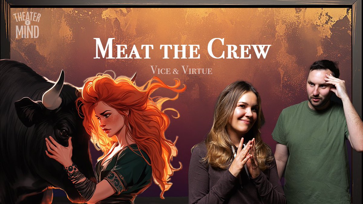 🎉 Episode 1 of Vice &amp; Virtue is LIVE! Dive into ‘Meat The Crew’ where the Umbra-Nex faces demonic forces &amp; uncovers the Codex of Corruption. Watch now &amp; join the adventure! ⚔️🔮 #DNDShow #TheaterOfMind 

Ep 1 | Vice &amp; Virtue | Theater of Mind youtu.be/Jy2LKEf7SgA?si… via <a href="/YouTube/">YouTube</a>