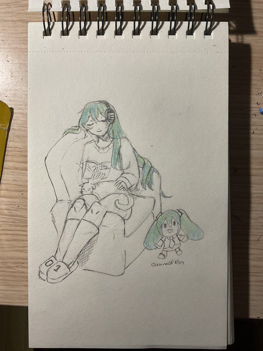 CianMuffin's tweet photo. Mikutober day two #VOCALOID #HatsuneMiku #HatsuneMikuArt https://t.co/GSPoH9dVfN