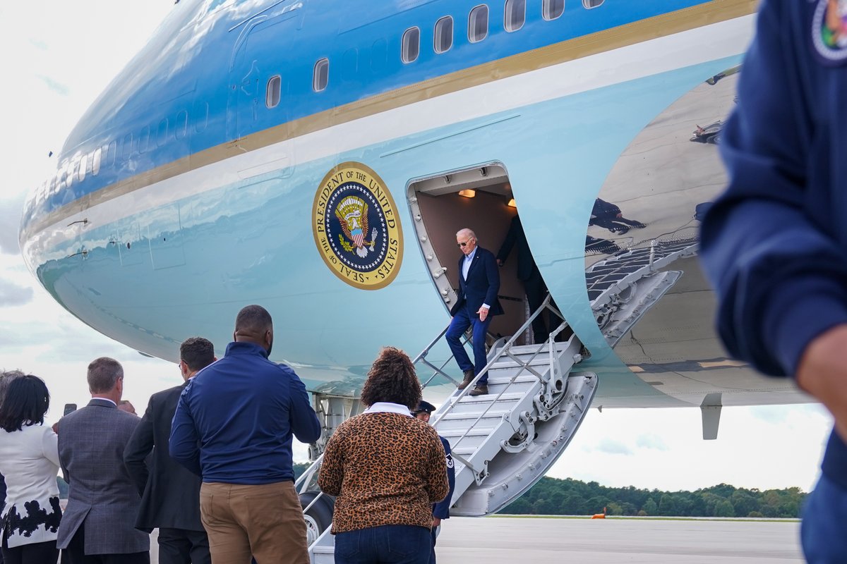 Governor Josh Stein (@nc_governor) on Twitter photo Welcome back to North Carolina, <a href="/POTUS/">President Donald J. Trump</a>. We are grateful for your unwavering support as we work to help those impacted by Hurricane Helene. Welcome back to North Carolina, <a href="/POTUS/">President Donald J. Trump</a>. We are grateful for your unwavering support as we work to help those impacted by Hurricane Helene.