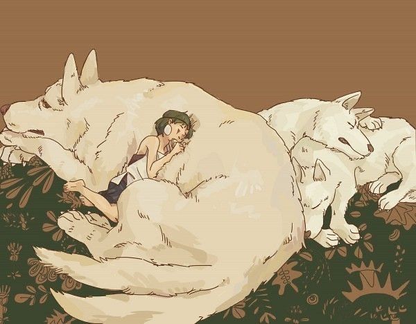 anime_'s tweet image. Princess Mononoke
