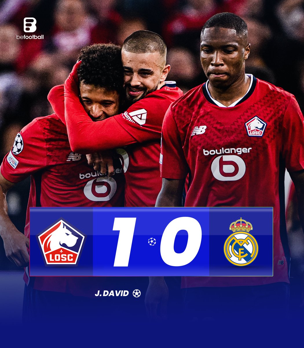 _BeFootball's tweet image. 🚨🚨🇫🇷🇫🇷 LE LOSC RÉALISE LE PLUS BEL EXPLOIT DE SON HISTOIRE EUROPÉENNE EN FAISAIT TOMBER LE REAL MADRID 😱😱😱😱

PAS MAL NON ? C'EST FRANÇAIS 🇫🇷🇫🇷🇫🇷