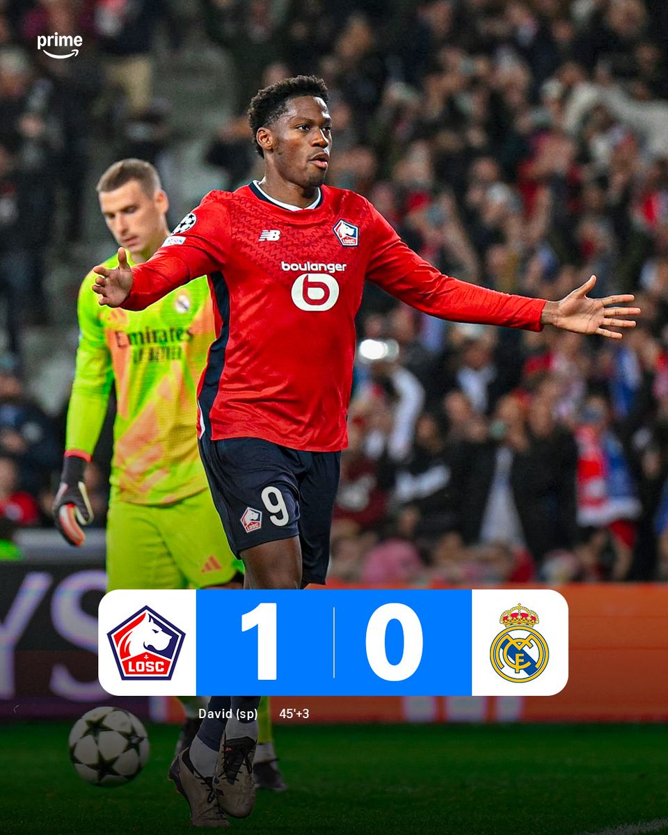PVSportFR's tweet image. 🇫🇷 LILLE FAIT TOMBER LE REAL MADRID !

Auteurs d’un match extraordinaire, les lillois ont vaincu l’ogre espagnol à domicile et décrochent leurs premiers points dans cette Ligue des Champions.

#LOSCRMA