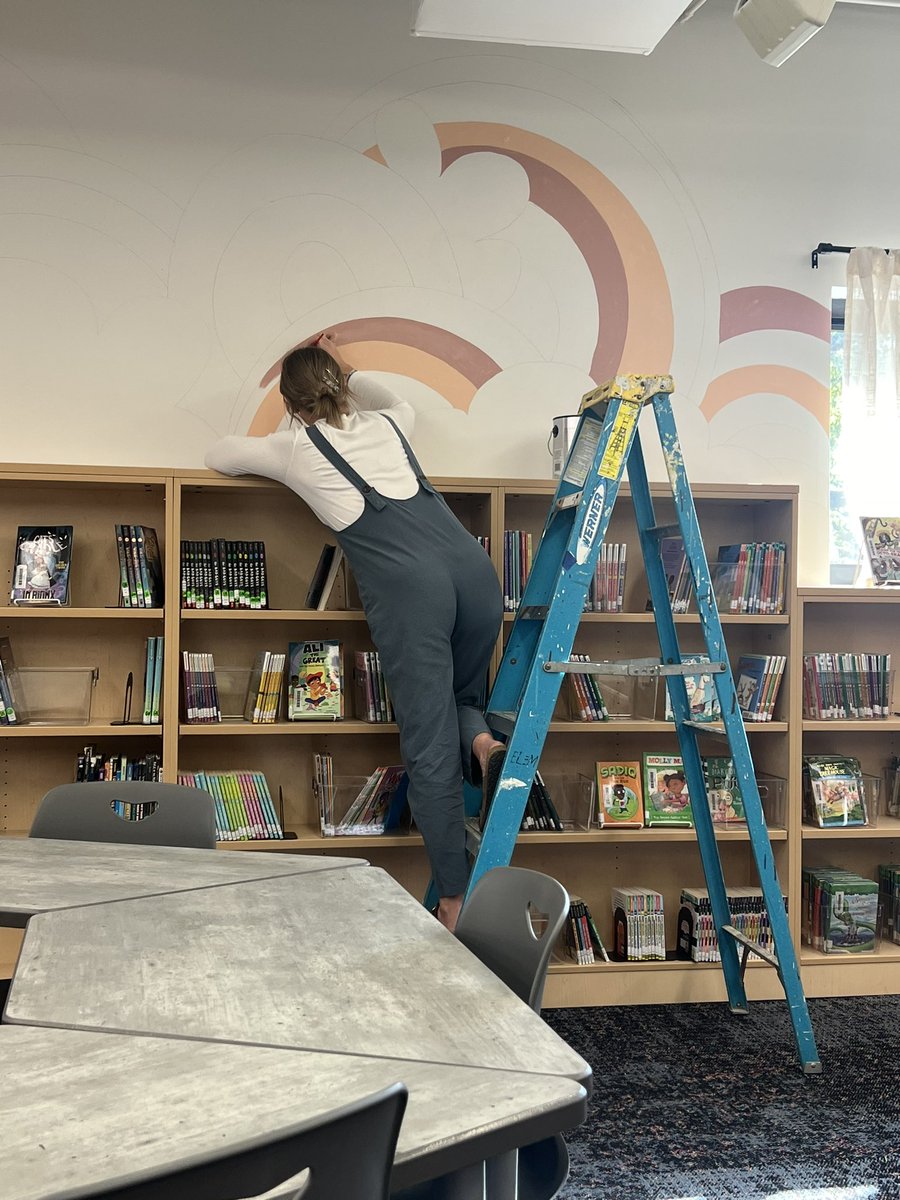 The WE teacher librarian is better than  most!!! Continuing to make the library the most amazing space!