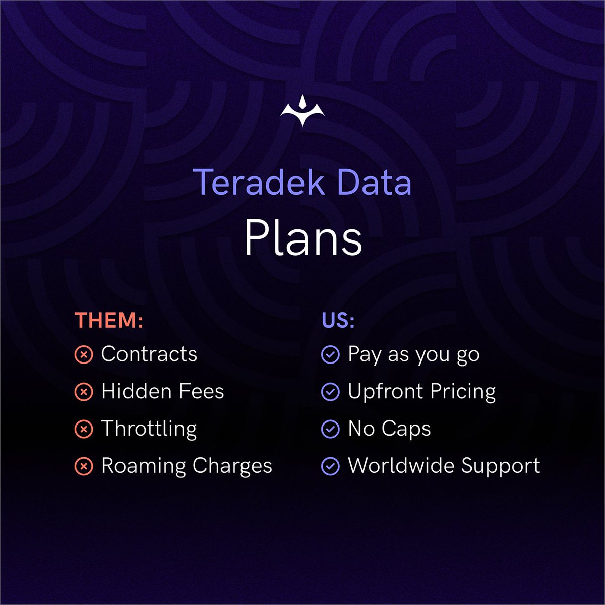 Teradek's tweet image. Go live when you want, where you want. With Teradek Data, you’re in full control over your global #CellularData usage; no minimums, no contracts, just the fastest speeds in nearly every country around the world. 

Learn more at tdek.co/data-tw